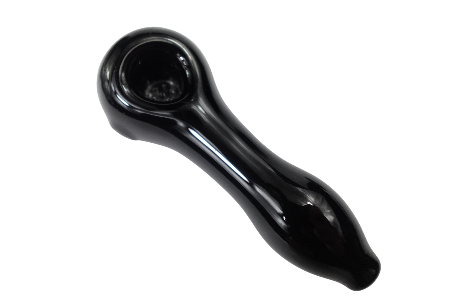 4'' Simple Classic Heavy Duty Glass Spoon Hand Pipe