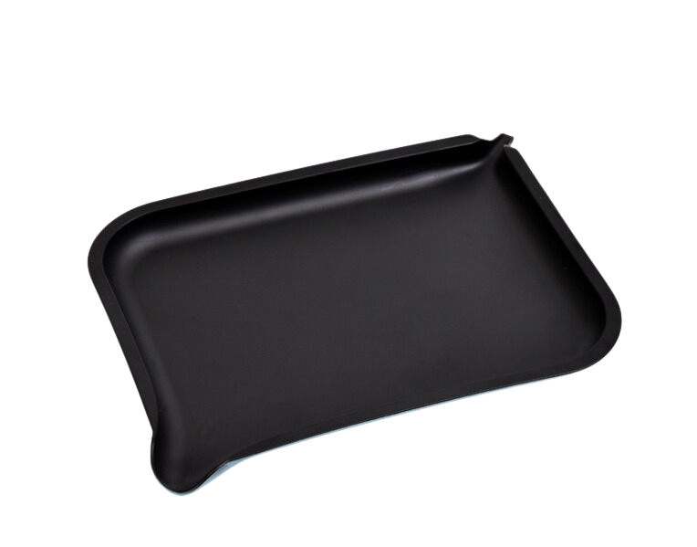 8.5X6.5 Inches Small Fiber Biodegradable Rolling Tray with Pouring Funnel