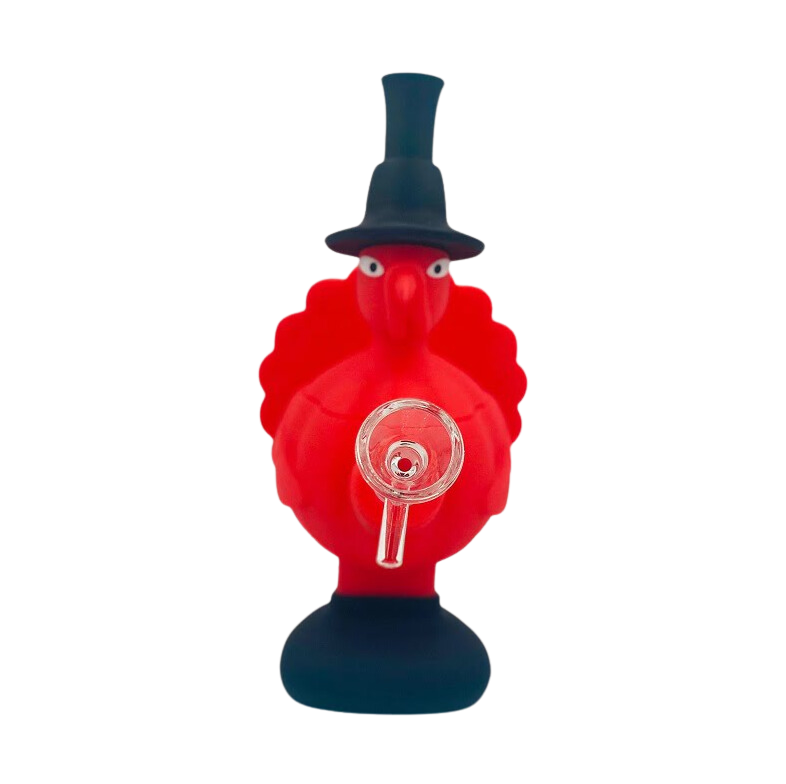 7'' Silicone Turkey Water Pipe Mini Bong