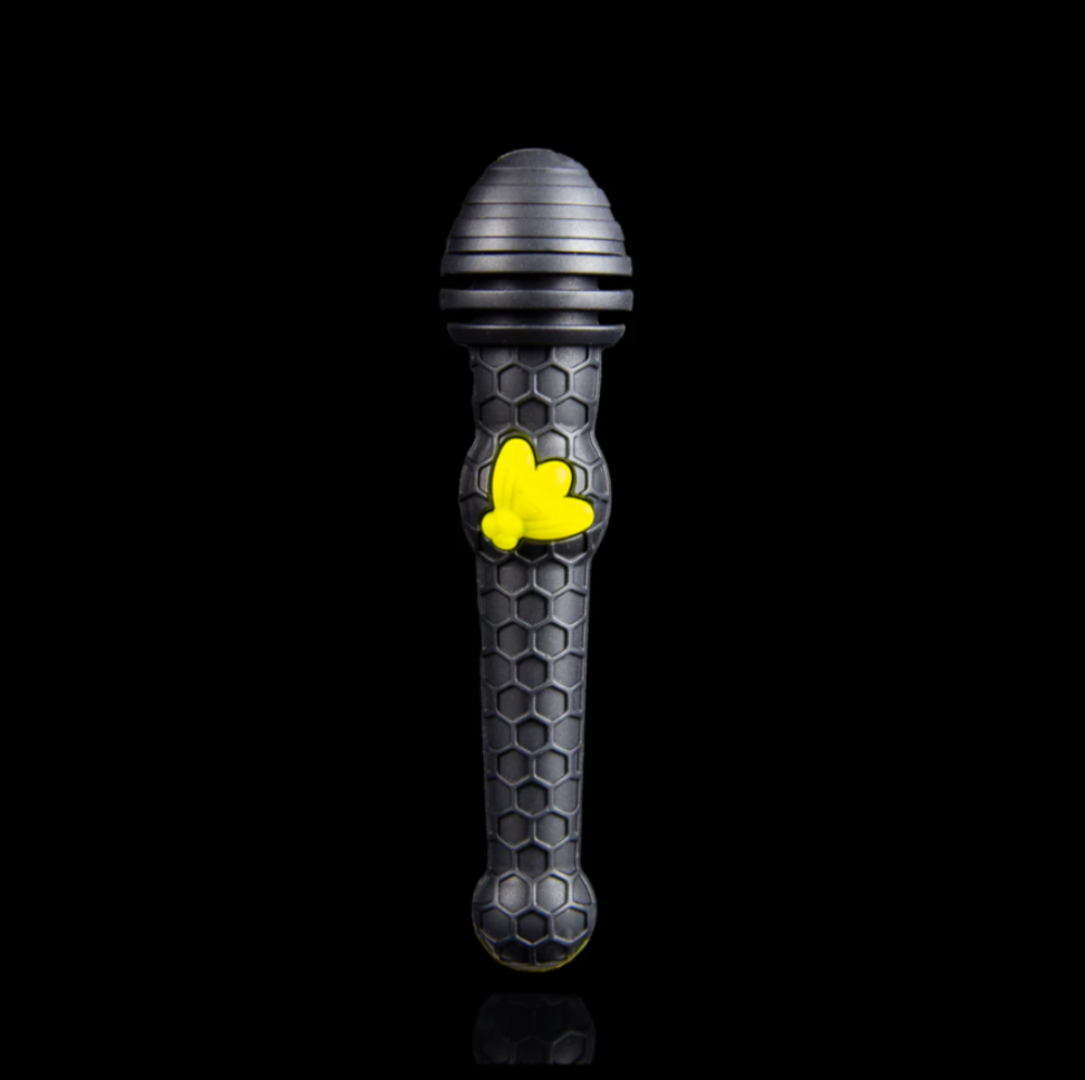 Cloud 8 Silicone Honey Bee Dab Straw 7 Inches Titanium Tip