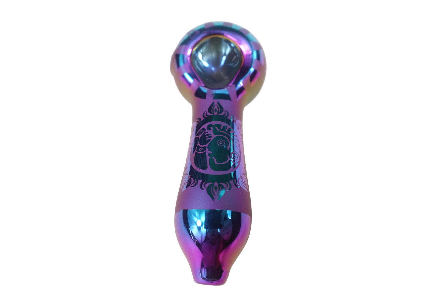 4'' Artistic Paint Glass Hand Pipe