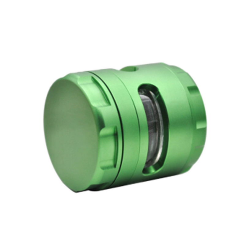 2.5x3 Inches Aluminum Grip Edge Grinder with Chamber Windows