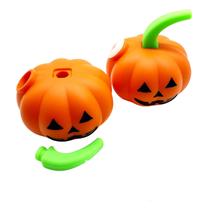 Silicone Halloween Pumpkin Jack-o'-lantern Hand Pipe