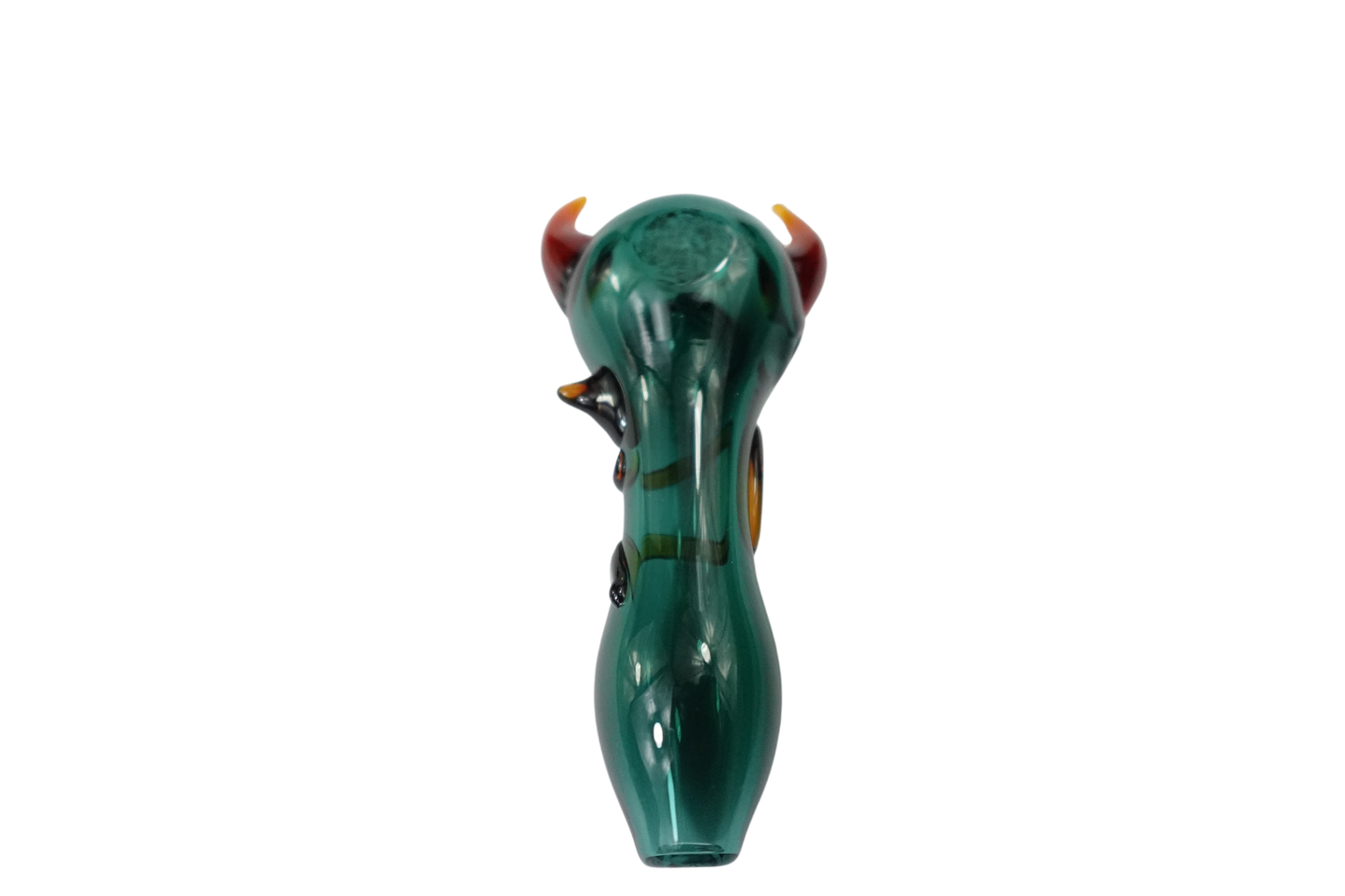 5'' Double Horned Devil Glass Spoon Hand Pipe