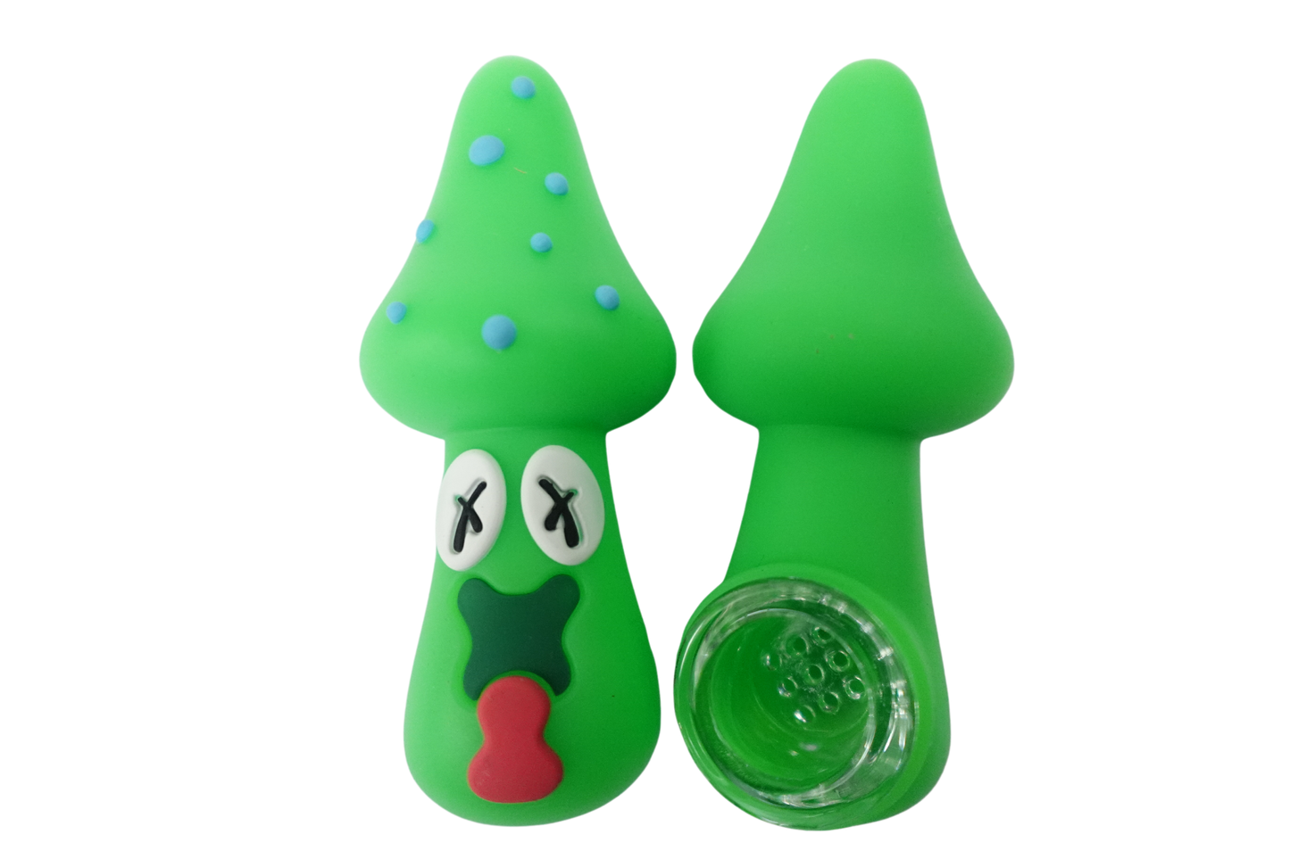 3'' Silicone Intoxicated Mushroom Small Hand Pipe