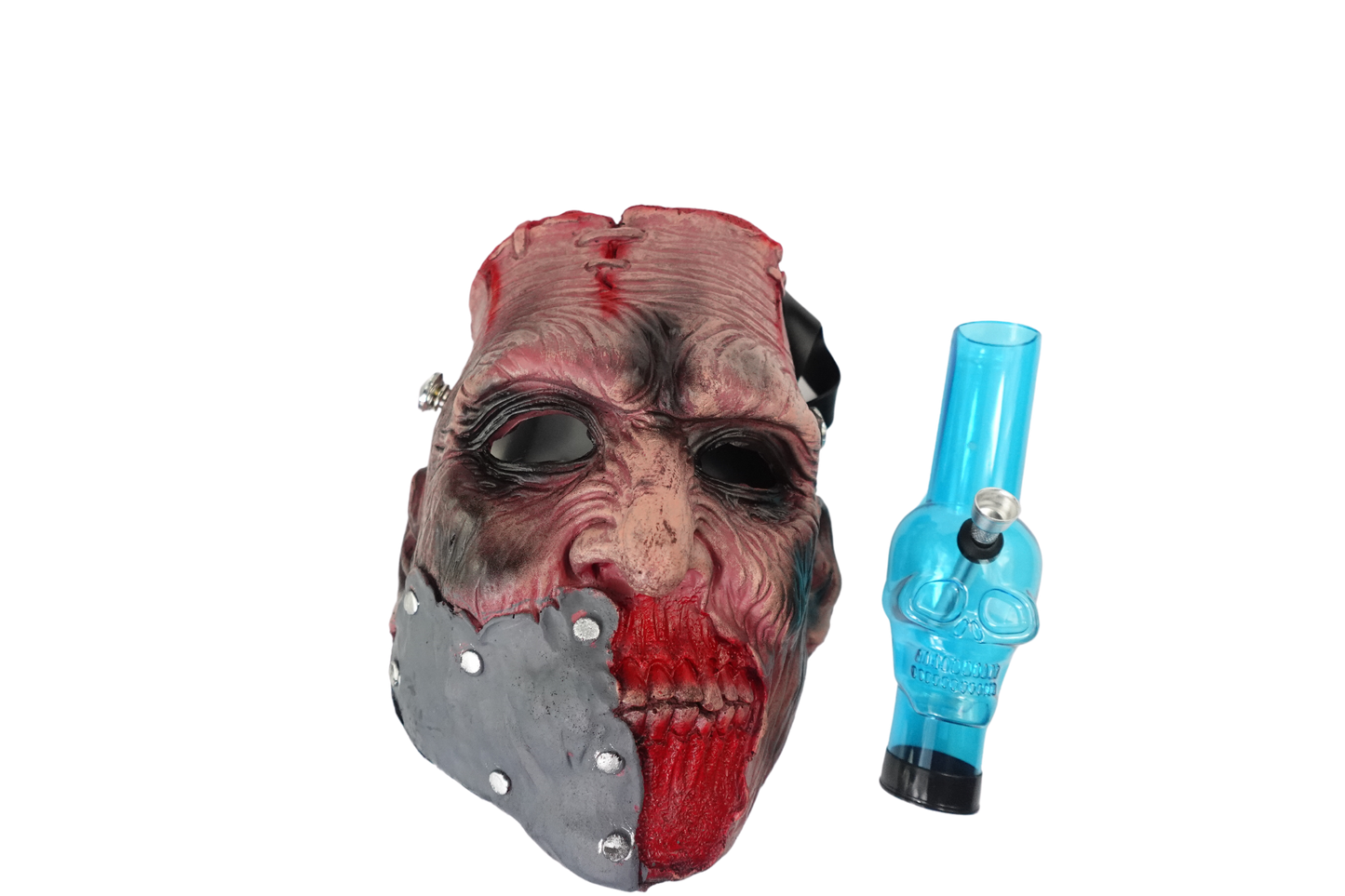 Halloween Style Gas Mask Bong Mask Hookah