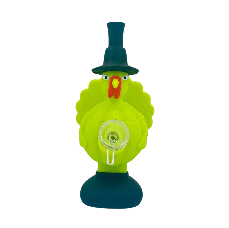 7'' Silicone Turkey Water Pipe Mini Bong